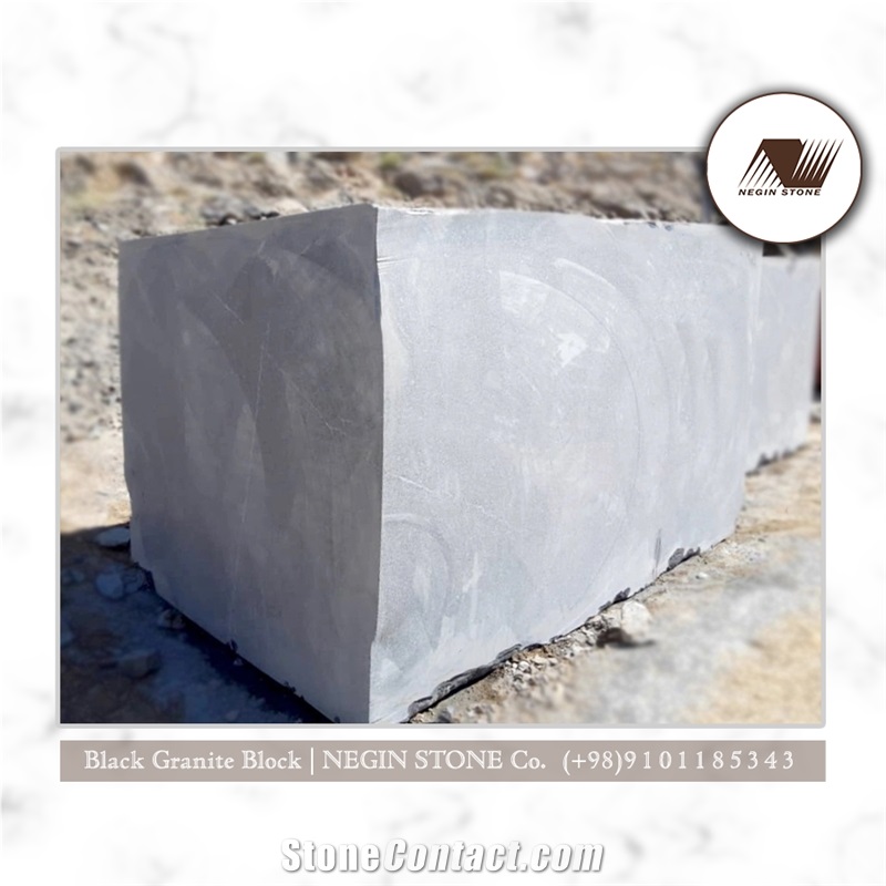 Iran Black Tiger Granite Blocks