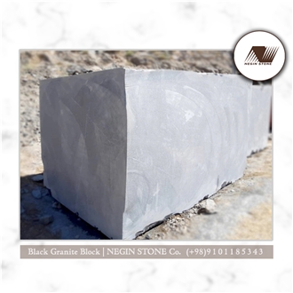 Iran Black Tiger Granite Blocks