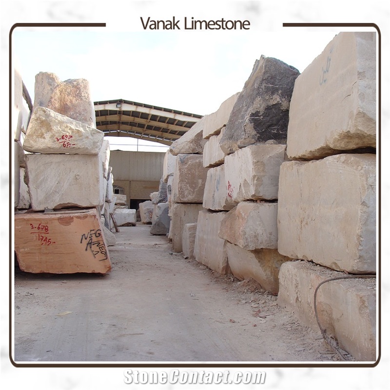 Isfahan Semirom Vanak Limestone  Blocks