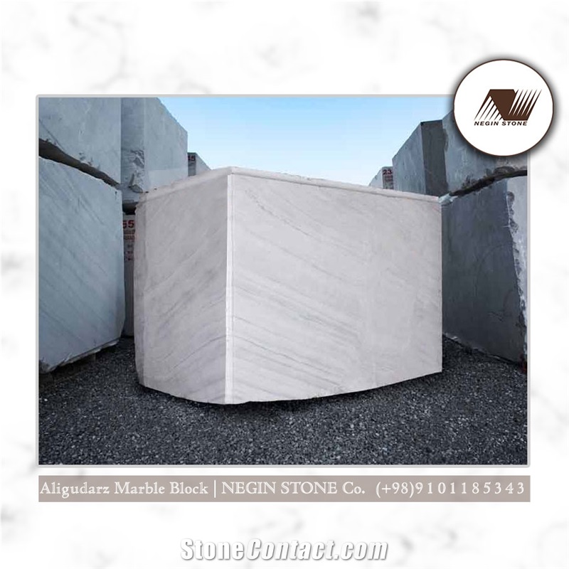 Lorestan Aligoodarz White Marble Blocks