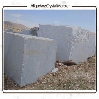 Lorestan Aligoodarz White Marble Blocks