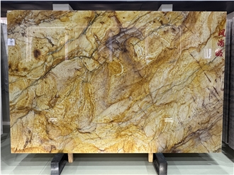 Apache Yellow Brazil Polished Quartzite Slabs For Bathroom Apache Yellow Brazil Polished Quartzite Slabs For Bathroom