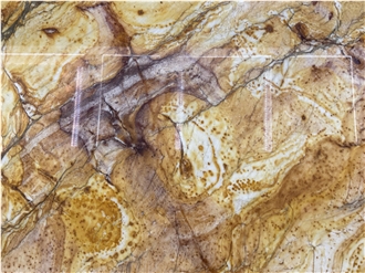 Apache Yellow Brazil Polished Quartzite  Slabs For Bathroom