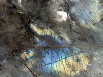Labradorite River Blue Granite Brazilian Polished Slabs For