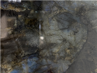 Labradorite River Blue Granite Brazilian Polished Slabs For