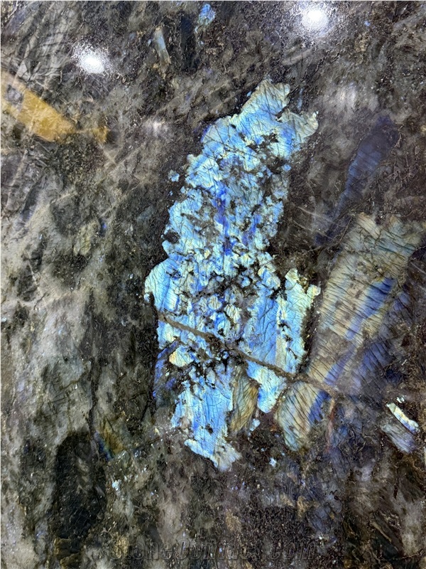 Labradorite River Blue Granite Slabs