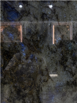 Lemurian Blue Granite Polished Slabs For Decoration