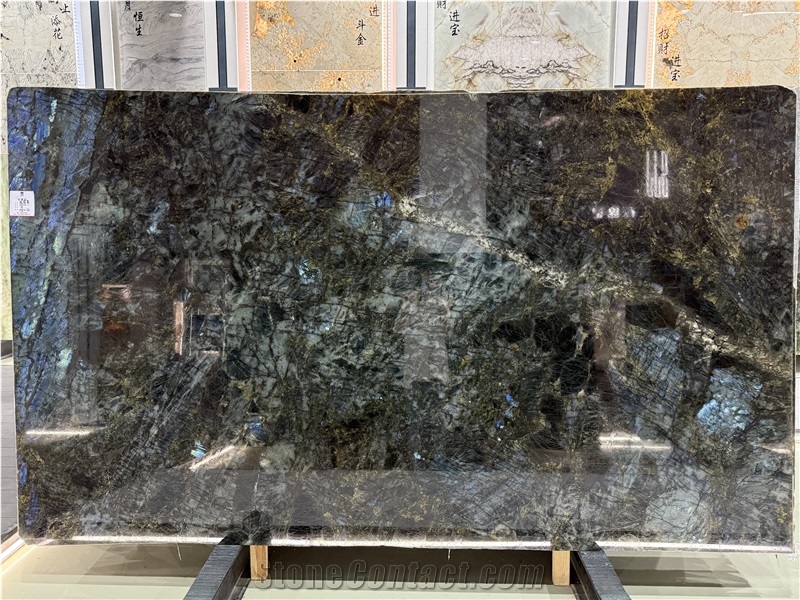 Lemurian Blue Labradorite Granite Slabs