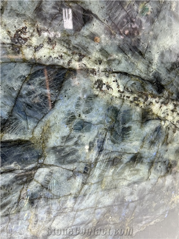 Lemurian Blue Labradorite Granite Slabs