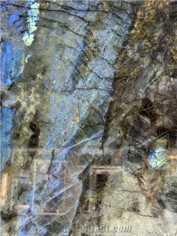 Lemurian Blue Labradorite Granite Slabs