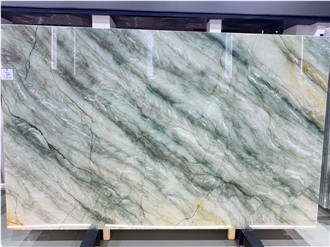 Royal Emerald Green Brazilian Quartzite Slabs For Wall