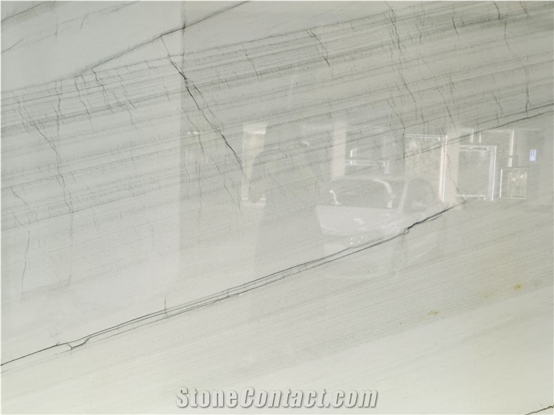 Spring Falls White Brazil Polished Quartzite Slabs