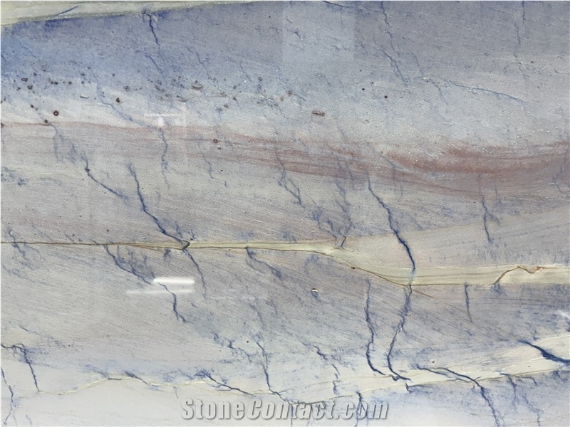 Sunset Blue Brazil Quartzite Polished  Slabs