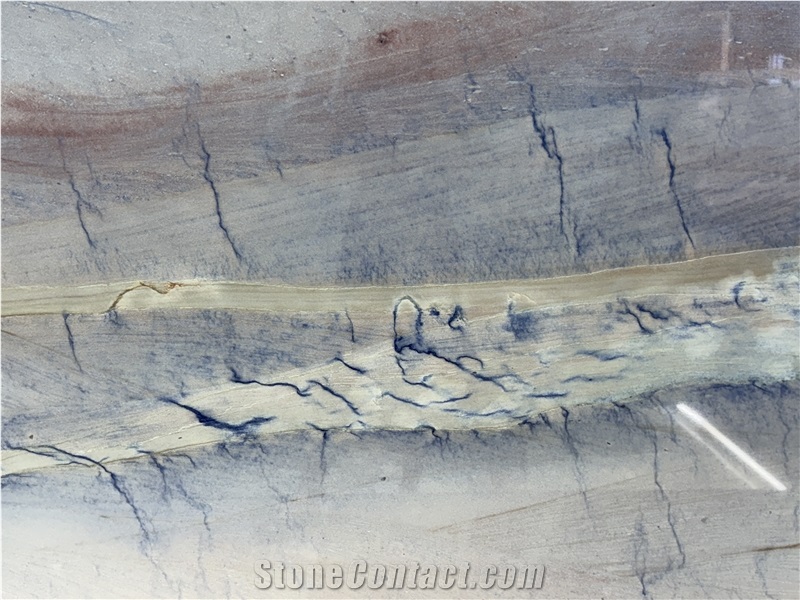 Sunset Blue Brazil Quartzite Polished  Slabs