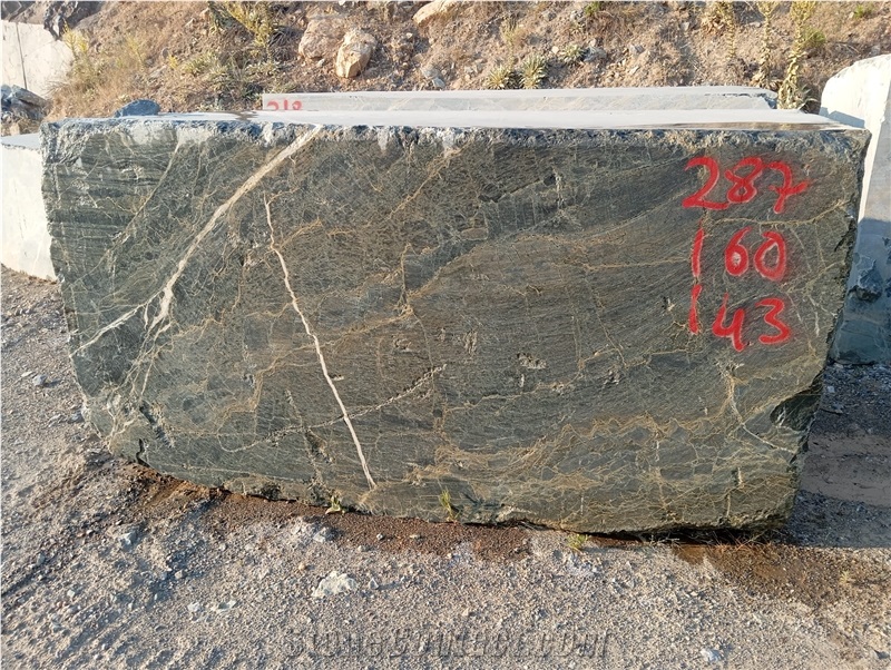 Teos Green Marble Blocks