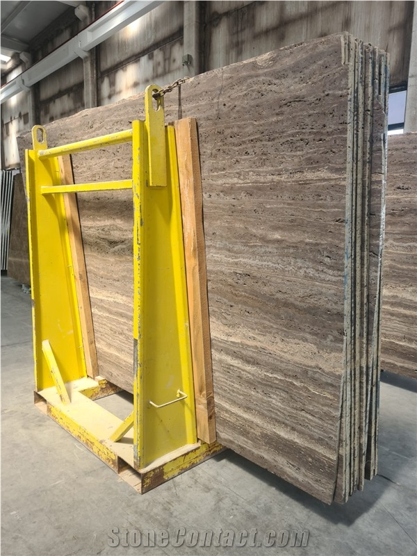 Titanium Travetine Slabs