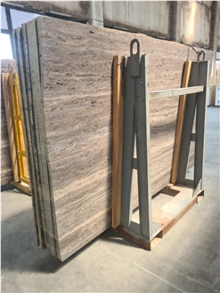 Titanium Travetine Slabs
