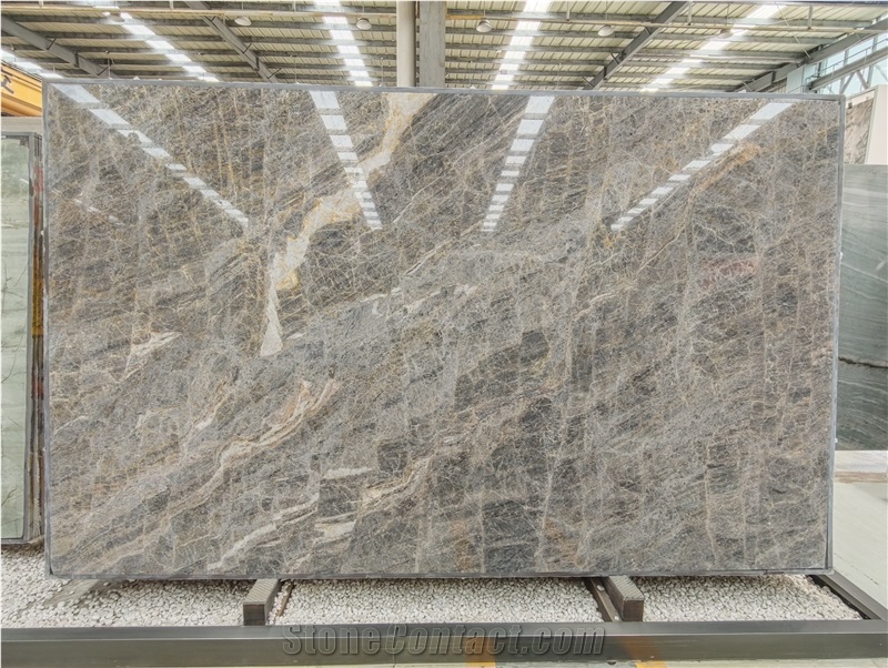 Brazil Elysium Quartzite Slabs Customize Thick Cutting Tile