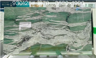 Brazil Fuchsite Crystal Quartzite Slabs For Wall Decor