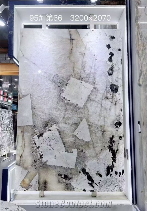 Brazil Pandora Quartzite Slabs For Luxury Wall Decor