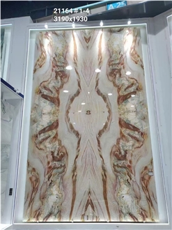 Brazil Rainbow Impression Quartzite Slabs Luxury Wall Tile