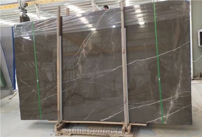 China Royal Brown Marble Slabs Cutting Tile For Floor
