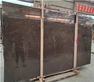 China Royal Brown Marble Slabs Cutting Tile For Floor