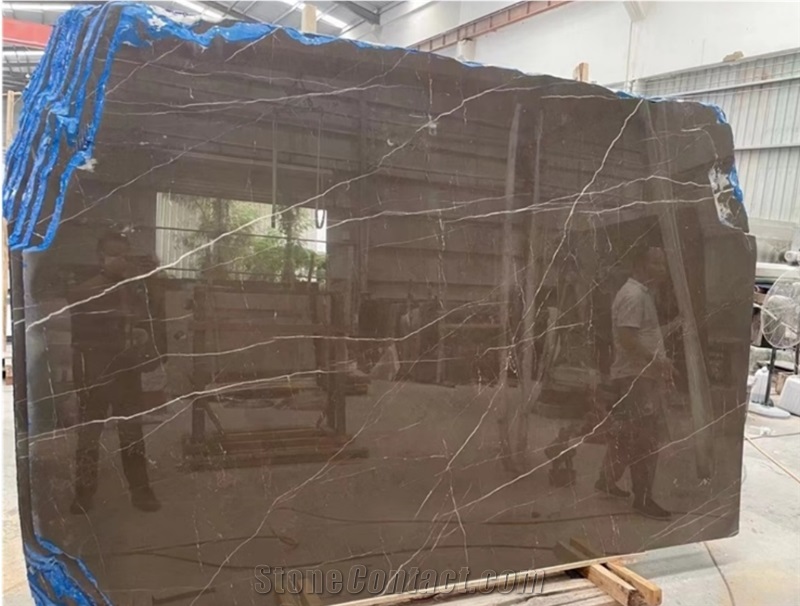 China Royal Brown Marble Slabs Cutting Tile For Floor