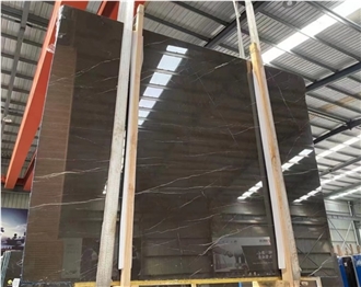 China Royal Brown Marble Slabs Cutting Tile For Floor