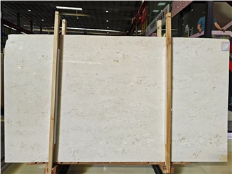 France Cream Luna Limestone Slab For Cutting Wall Tiles