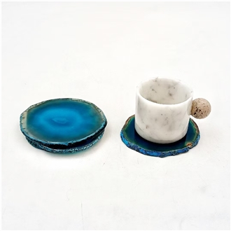 Home Decor Backlit Agate Coaster Christmas Gift