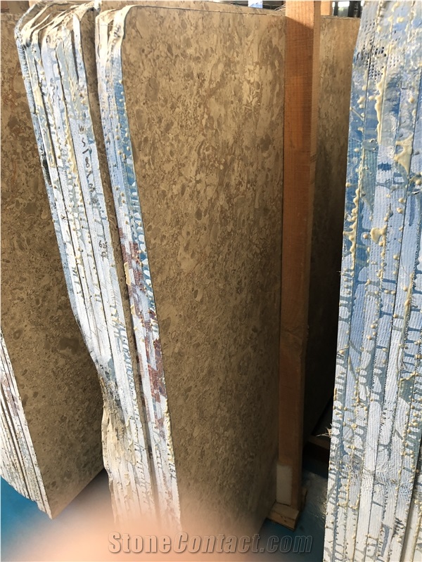 Israel Jerusalem Grey Limestone Slabs Customize Size Honed