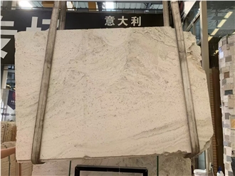 Italian Super White Travertino Alabastrino Slabs
