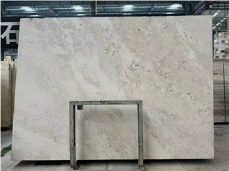 Italian Super White Travertino Alabastrino Slabs