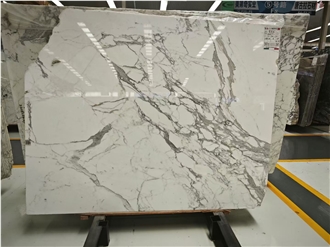 Italy Arabescato Faniello Marble White Slab