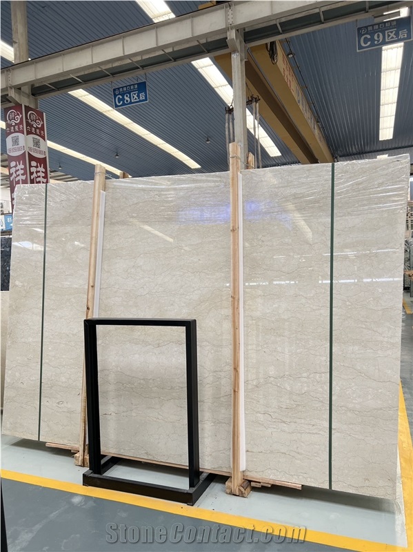 Italy Botticino Classical Marble Slab Cutting Wall Tiles
