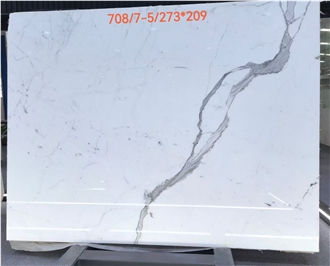 Italy Calacatta White Marble Slabs, Wall And Floor Tile