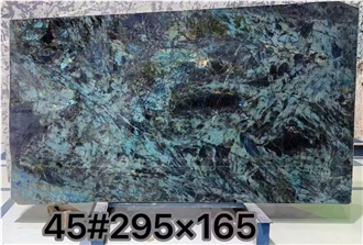 Madagascar Labradorite Blue Granite Slabs Decor Luxury Tile
