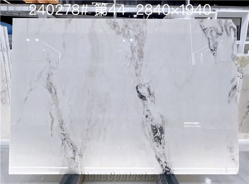 Namibia Oyster White Marble Slab Customized Size Wall Tiles