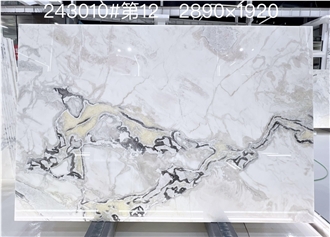 Namibia Oyster White Marble Slab Customized Size Wall Tiles