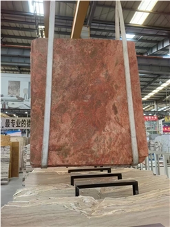 Red Travertine Cross Cut Slab And Tiles Red Travertine Cross Cut Slab And Tiles