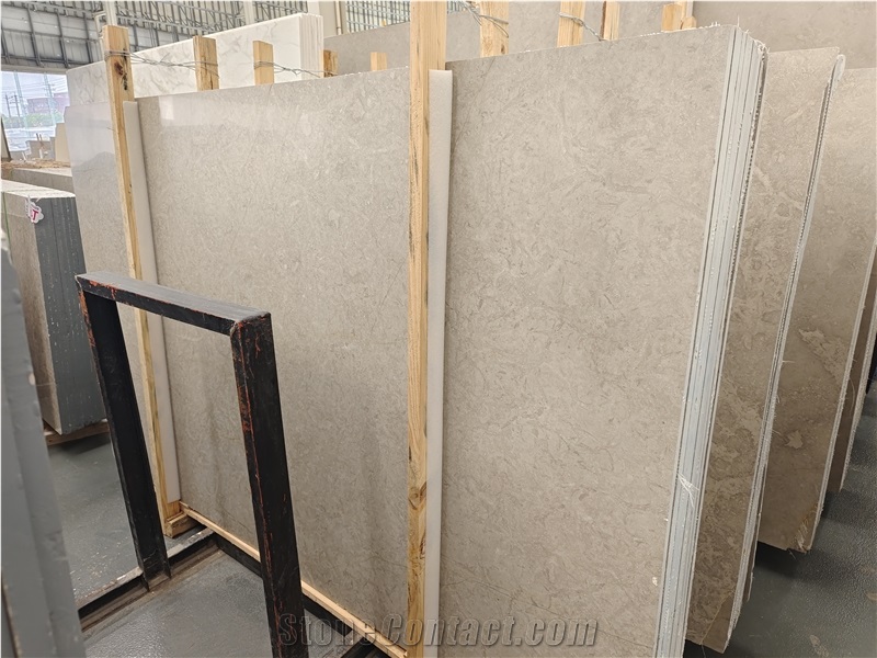 Saudi Arabia Riyadh Limestone Slabs Customize Thick Honed