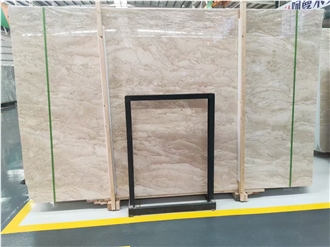 Turkey Amasya Beige Marble Slab For Cutting Wall Tiles