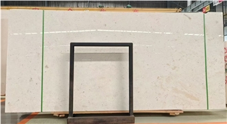 Turkey Cream Moca Limestone Slab For Cutting Wall Tiles