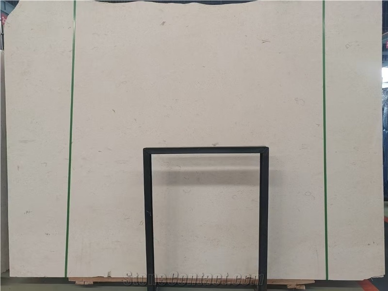 Turkey Cream Moca Limestone Slab For Cutting Wall Tiles