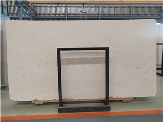 Turkey Cream Moca Limestone Slab For Cutting Wall Tiles