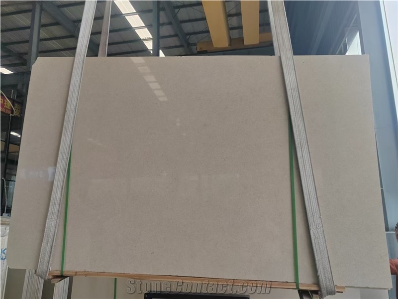 Turkey Cream Moca Limestone Slab For Cutting Wall Tiles