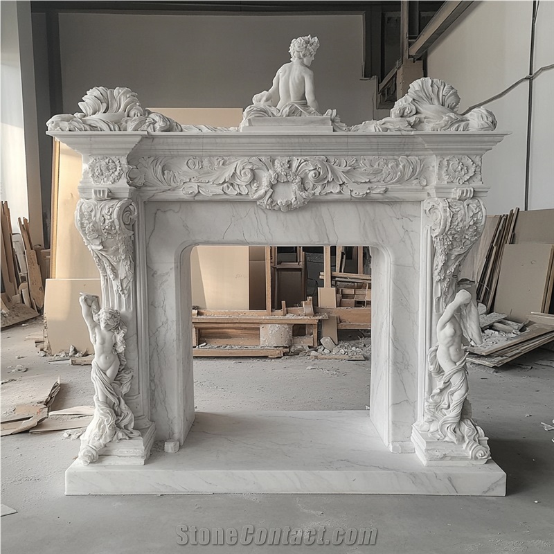 JSY Ariston Marble Fireplace Frame