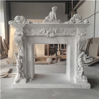 JSY Ariston Marble Fireplace Frame