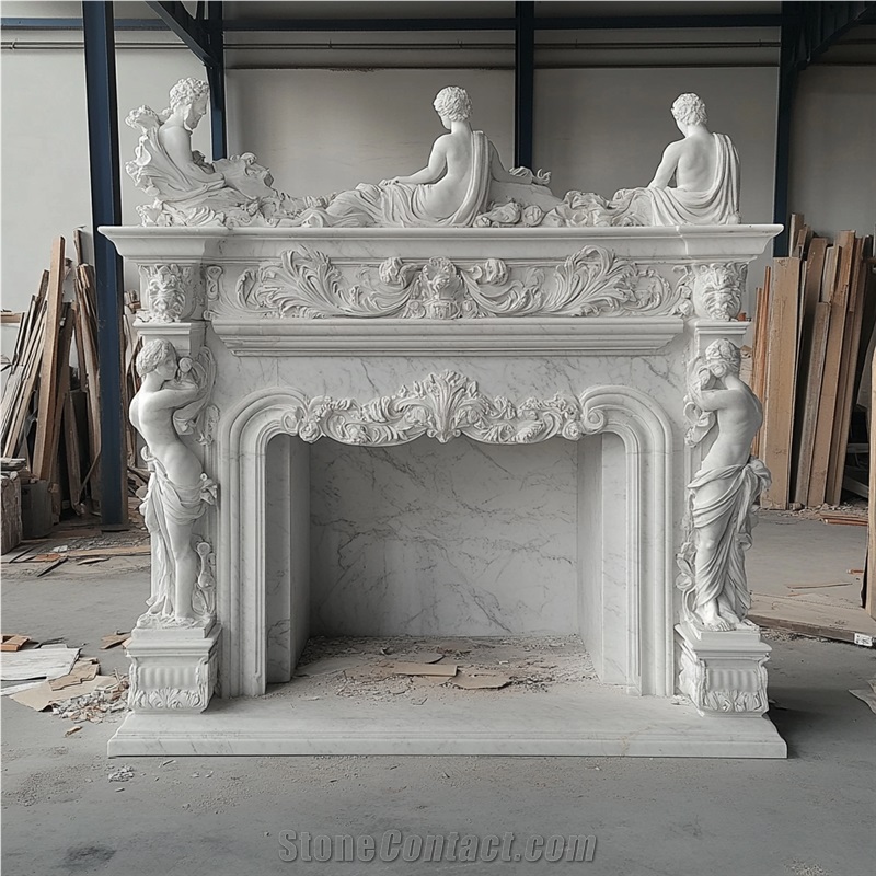 JSY Ariston Marble Fireplace Frame